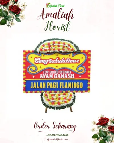Bunga Papan Congratulation di Sampora